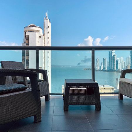 Oceanview Escape Pool, Jacuzzi & Gym In Bocagrande Daire Cartagena Dış mekan fotoğraf