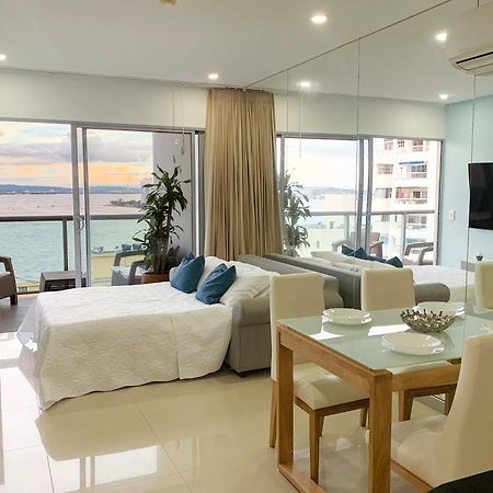 Oceanview Escape Pool, Jacuzzi & Gym In Bocagrande Daire Cartagena Dış mekan fotoğraf